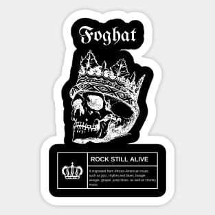 King Vintage Foghat Sticker